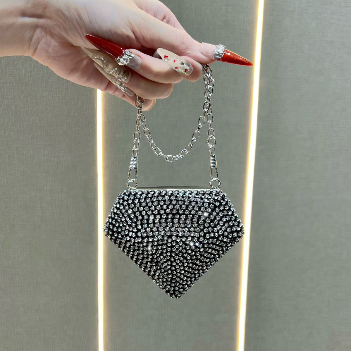 Dekorative Geometrische Clutch