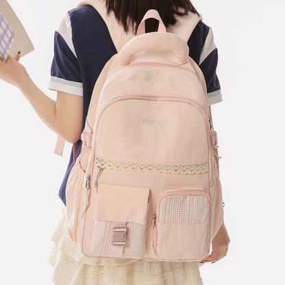 Stylischer multifunktionaler Rucksack mit Spitzenakzenten Brehn