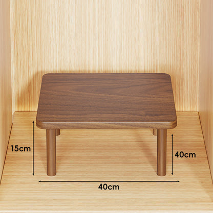 Verstellbarer Mehrhöhe Holz Monitorständer und Desktop Regal