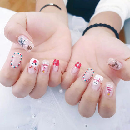 Festliches Feiertags-Nagelkunst-Set