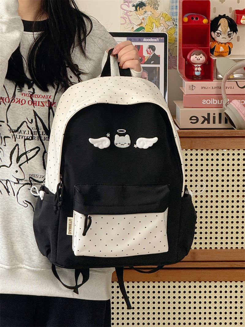Niedlicher animierter Charakter Schulrucksack