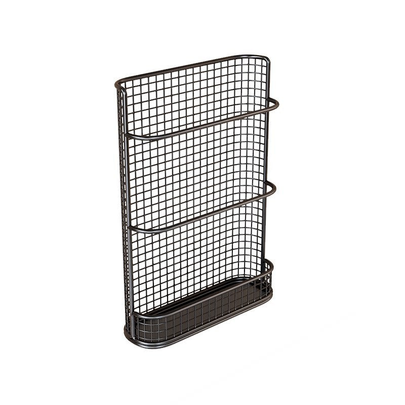 Slim Wandmontierte Drahtgitter Küchenschrank Vertikale Aufbewahrungskorb Organizer
