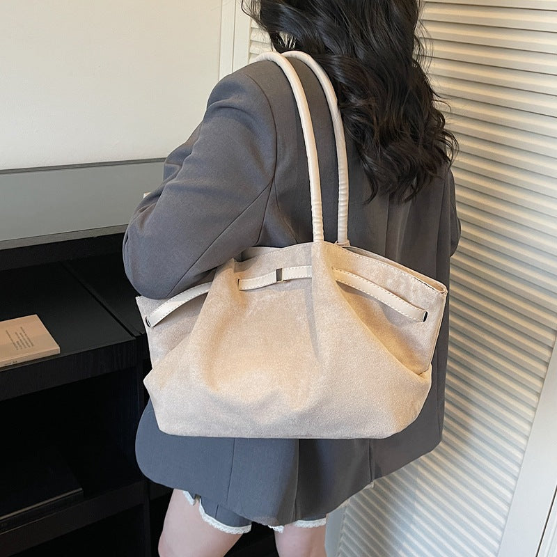 Wildleder Übergroße Tote Tasche Brehn