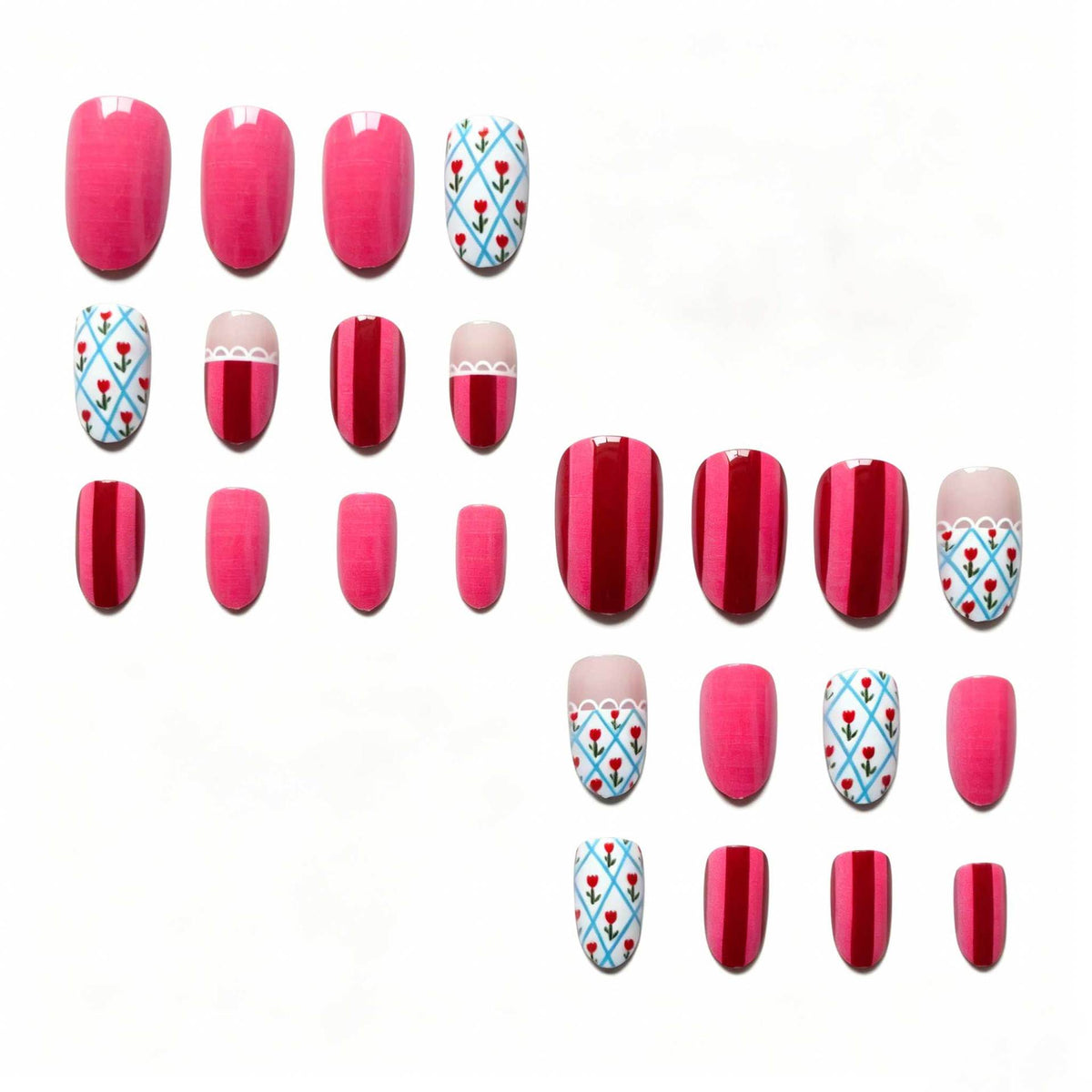 Künstlerisches Nagelkunstdesign