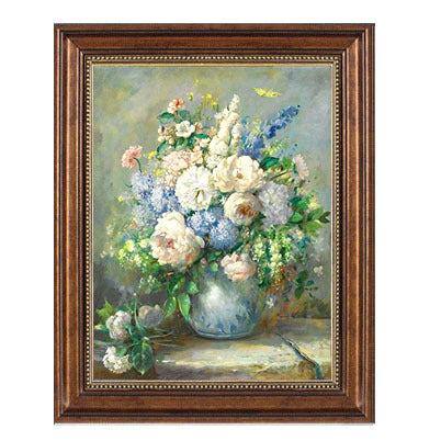 Blumenkunst Leinwanddruck