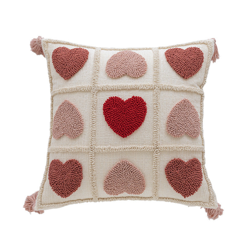 Dekoratives Love-Stitched Kissen
