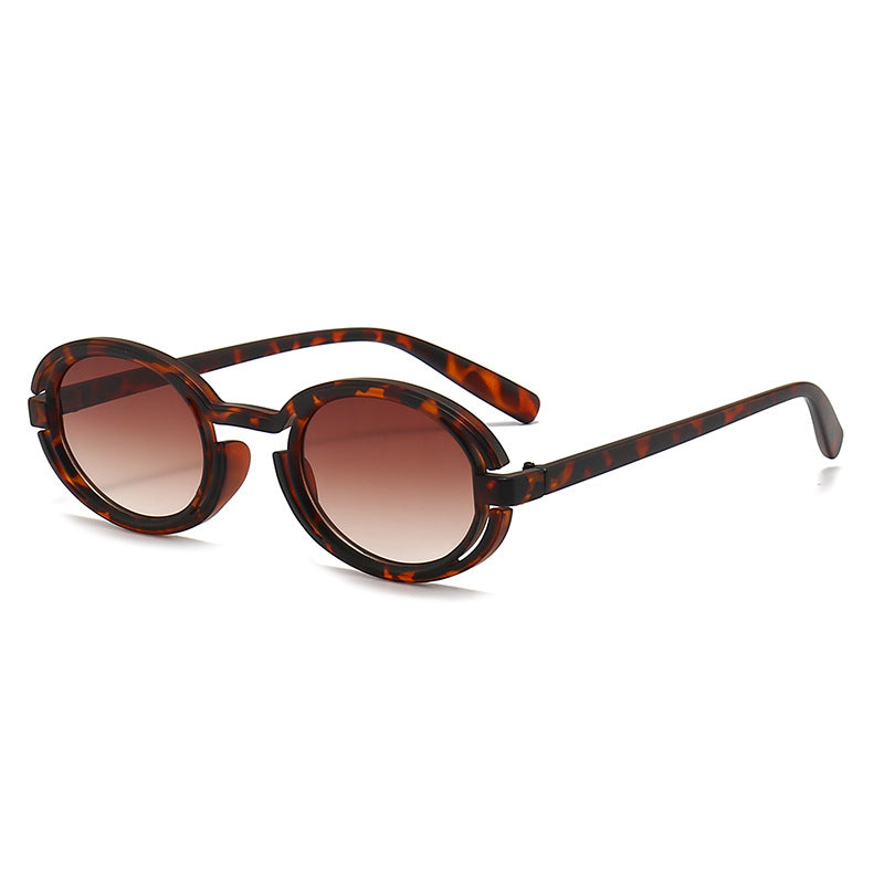 Damen Runde Sonnenbrille im modernen Retro-Stil Brehn