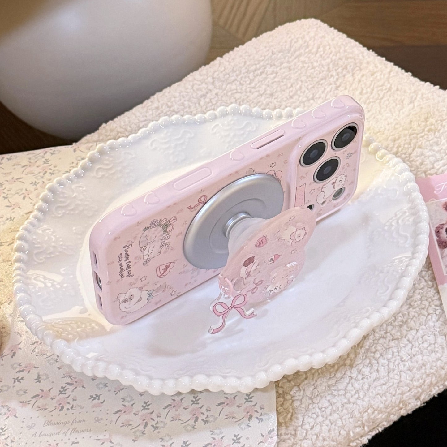 Herzförmiger Smartphone Halter Brehn