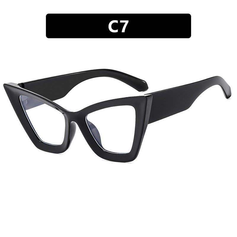 Damen Cat-Eye Sonnenbrille mit einzigartigem Wellenrahmen Brehn