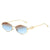 Chic geometrische Rahmen Sonnenbrillen Brehn