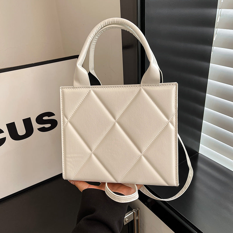 WoQuilted Kunstleder Handtasche Brehn