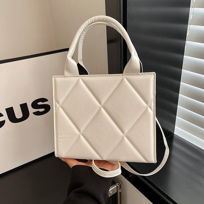 WoQuilted Kunstleder Handtasche Brehn