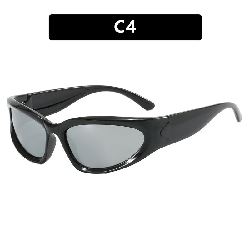 Damen sportliche Sonnenbrille mit ergonomischem Design und schützendem UV-Filter Brehn