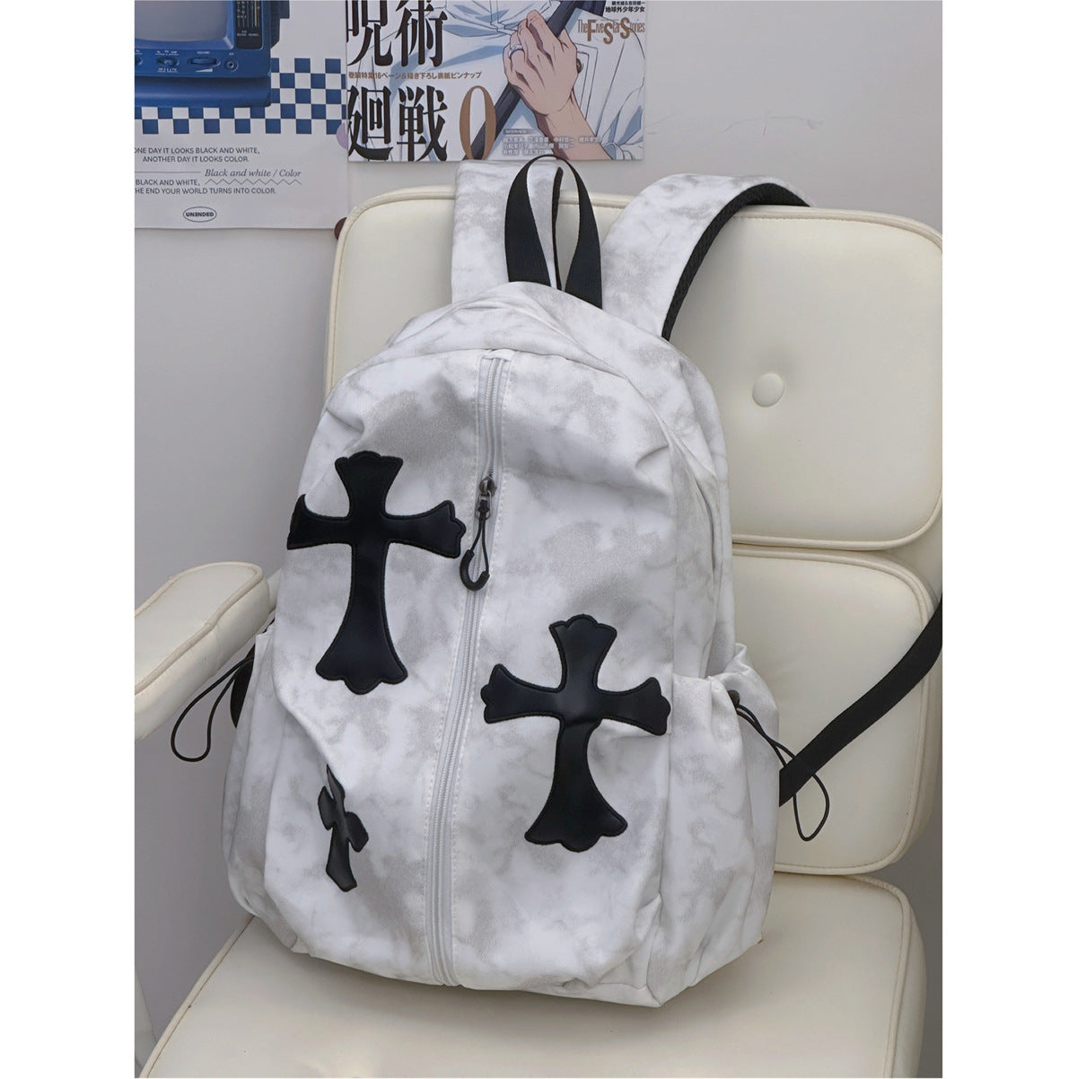 Stylischer Grafikdruck-Rucksack Brehn 1791204819
