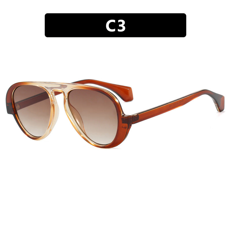 Damen Sonnenbrille mit einzigartigem Retro-Rahmen und UV-Schutz Brehn