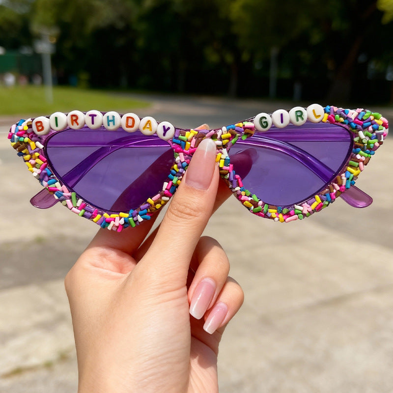 Spaß-Themen Katzenaugen Sonnenbrille Brehn