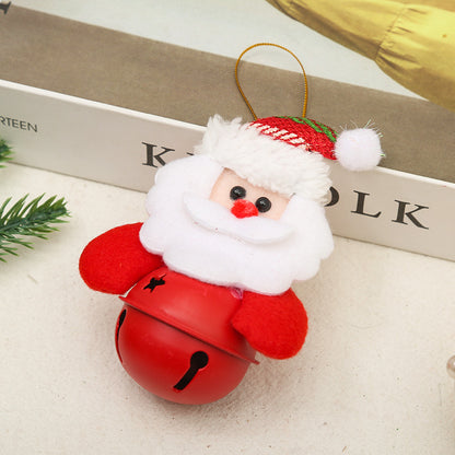 Festliche Weihnachtsglocke mit Santa-Motiv Brehn