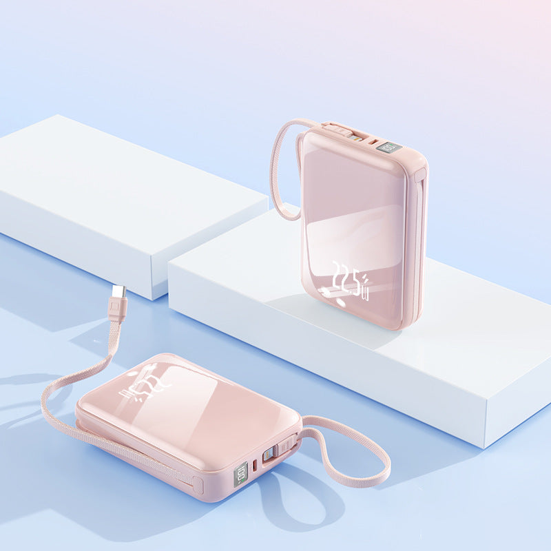 Tragbare Powerbank mit Elegantem Design und Multifunktionalem Ladekabel Brehn