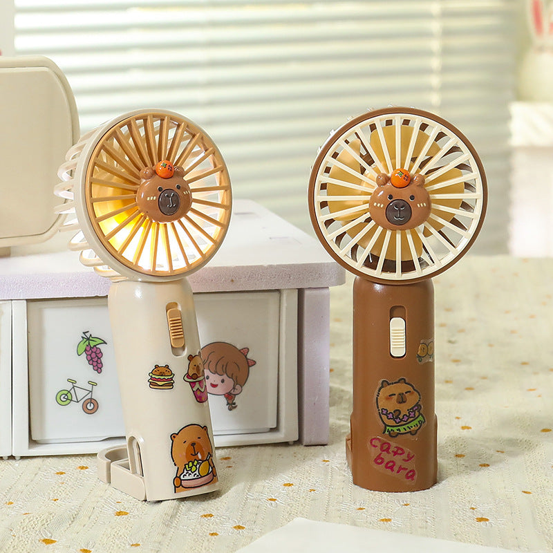 Damen Tragbarer Mini-Ventilator mit süßem Tierdesign Brehn