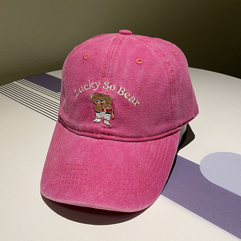 Unisex Casual Bestickte Bärenmütze Brehn