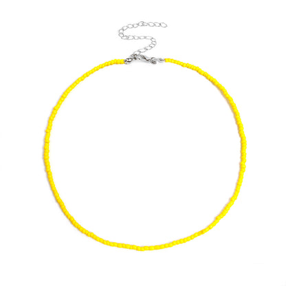 Buntes Perlen-Choker-Halsband Brehn