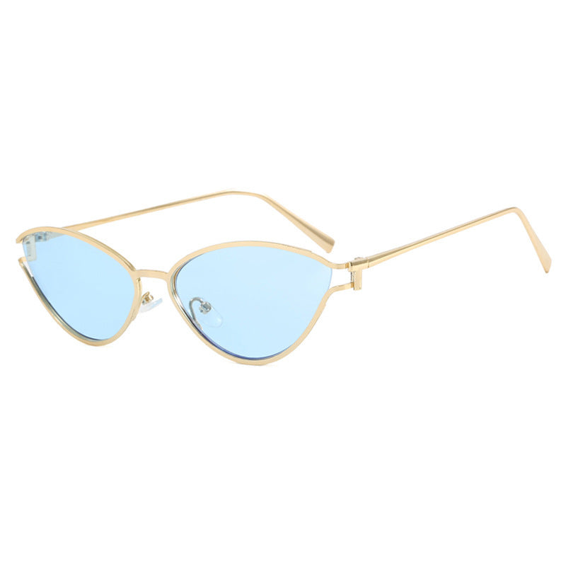 Damen Cat-Eye Sonnenbrille im eleganten Goldrahmen Brehn