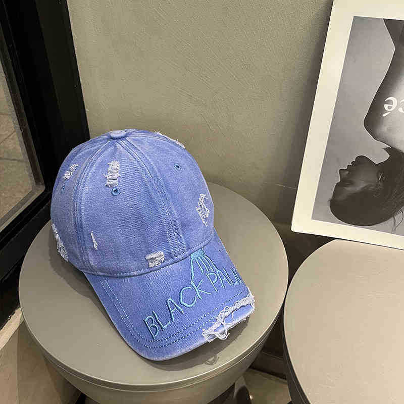 Damen Destroyed Denim Baseball Cap Brehn 1784188369