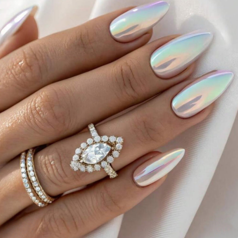 Iridescent Stiletto Press-On Nagelset Brehn
