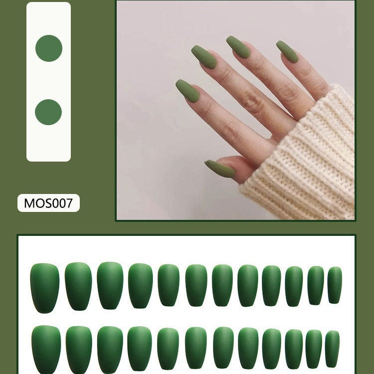 Matte Finish Press-On Nail Tips Brehn 178815*10mm0277