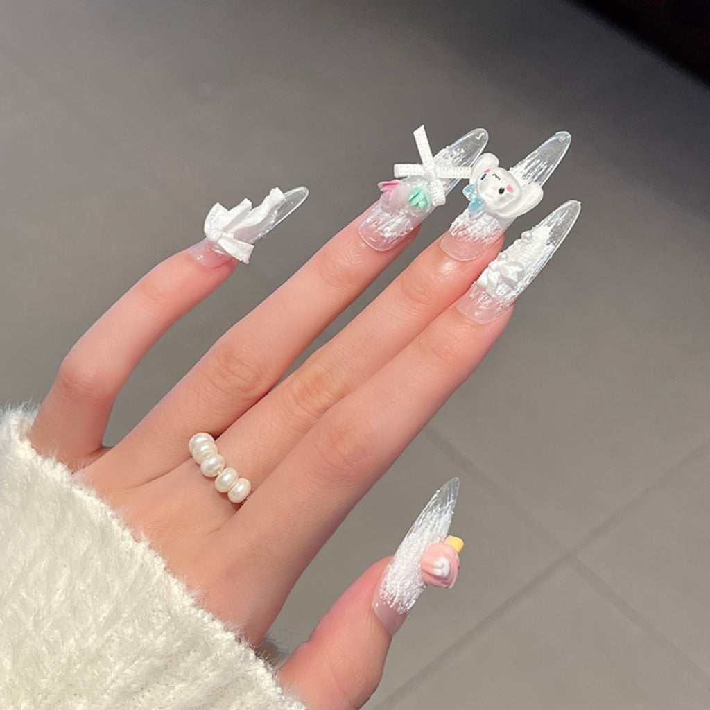 Kreative 3D Themen Press-On Nagelkunst Brehn