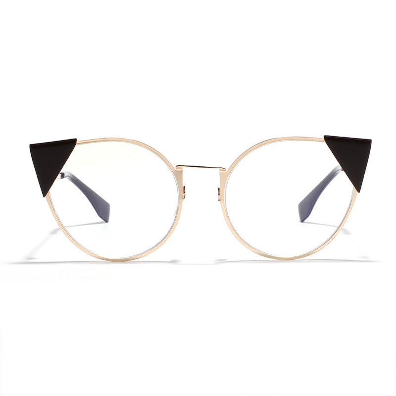 Damen modische Cat-Eye Sonnenbrille mit stilvollen Akzenten Brehn