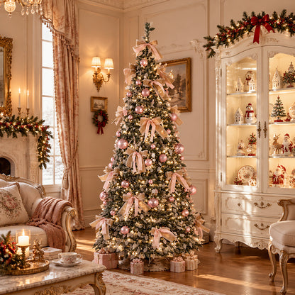 Künstlicher schneebedeckter Weihnachtsbaum