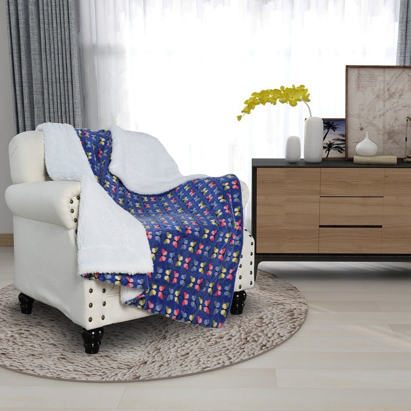 Damen Fleece-Kuscheldecke mit umkehrbarem Design Brehn
