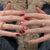Elegante Kunstnagelset mit Dekorativer Schleifenakzenten Brehn