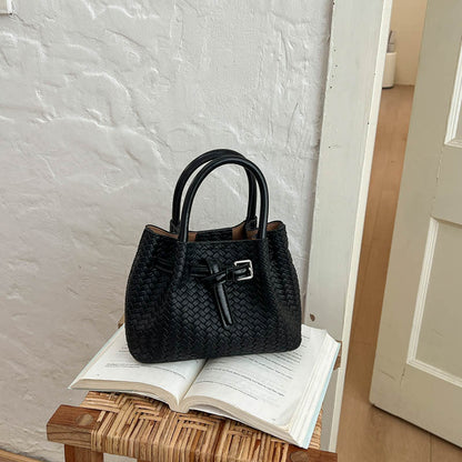 Gewebte Leder Handtasche