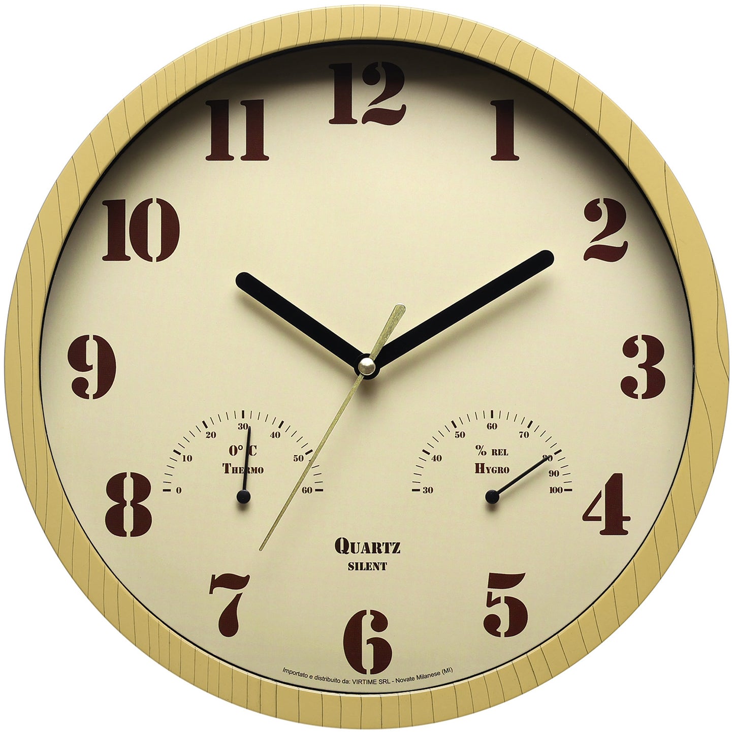 Wandthermometer und Hygrometer Brehn