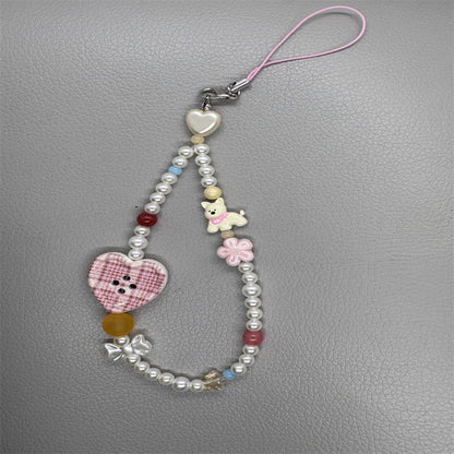 Perlen Handy Charme Halter Brehn