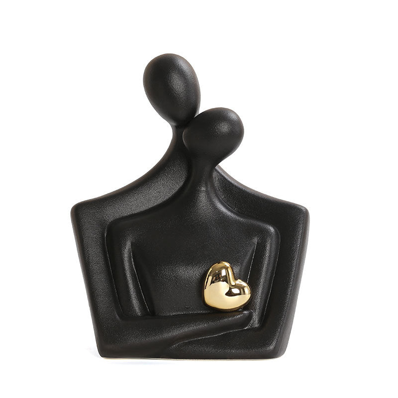 Moderne Familien-Skulptur Brehn
