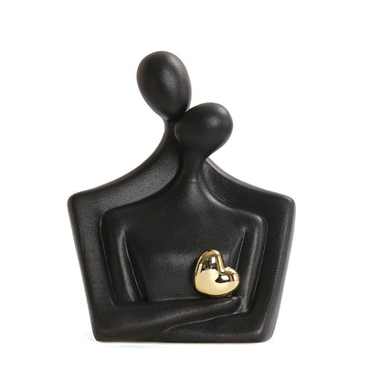 Moderne Familien-Skulptur Brehn