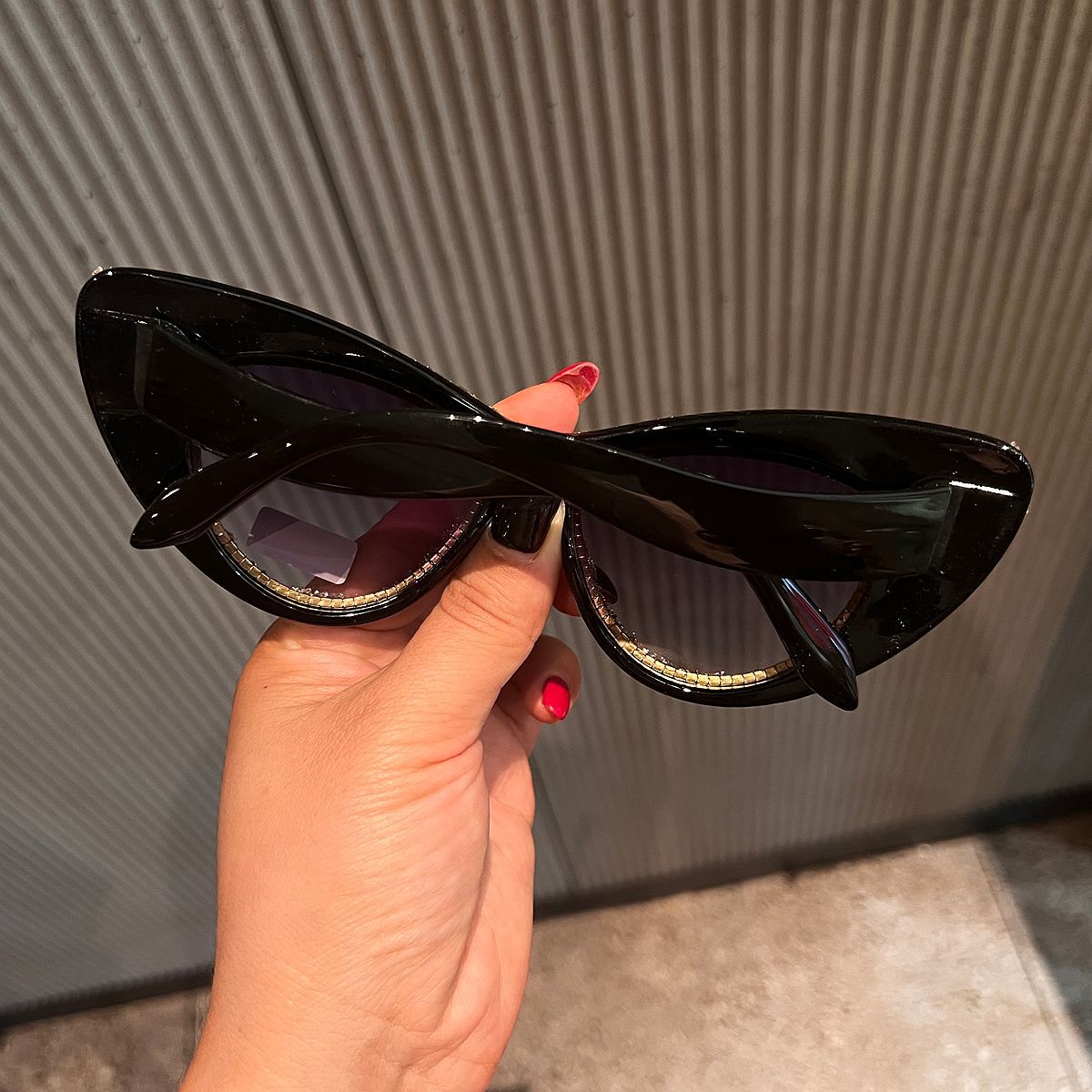 Damen Glamouröse Sonnenbrille Brehn