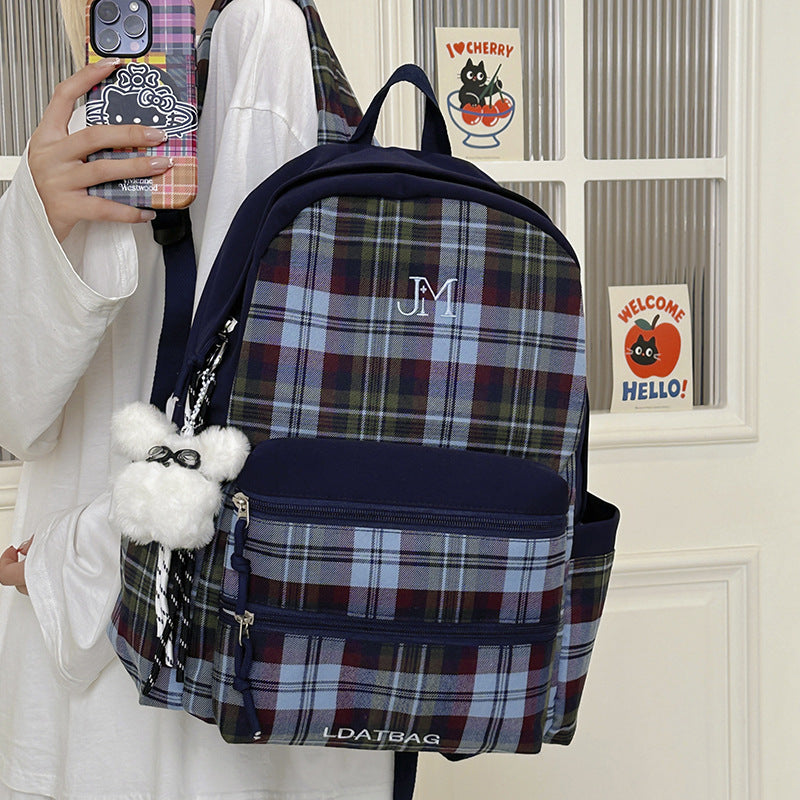 Multi-Taschen-Alltags-Schulrucksack Brehn