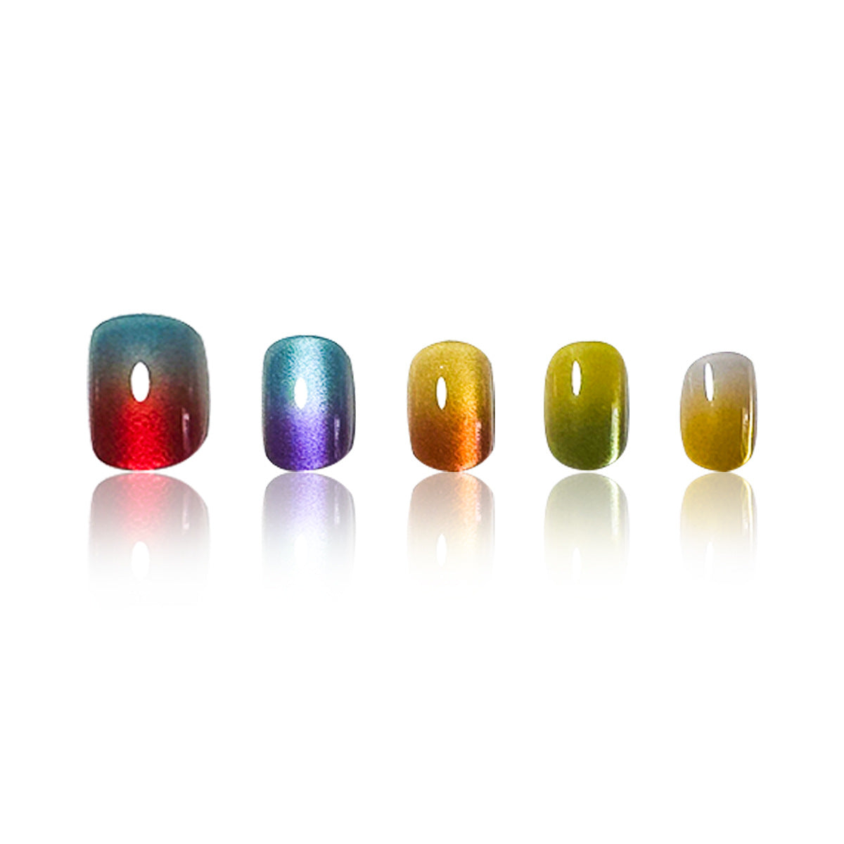 Iridescente Nagelkunstverlängerungen Brehn