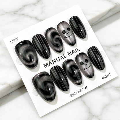 Gothic Themen Press-On Nagelkunst Set