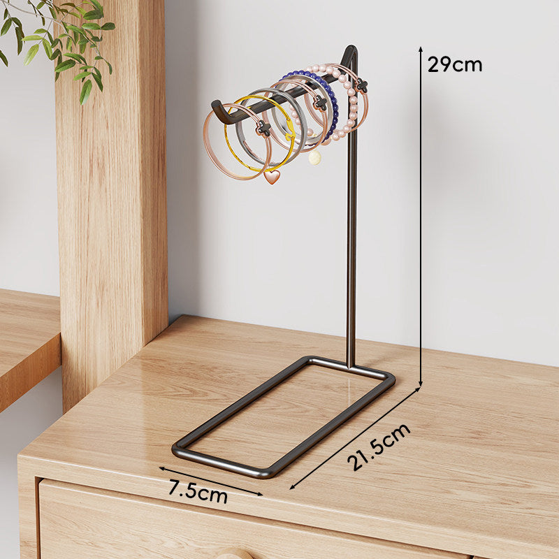 Vertikaler Armband- und Armreifen-Displayständer mit rechteckigem Fuß