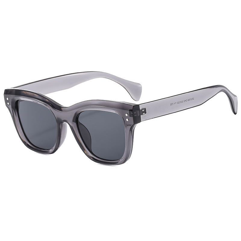 Damen oversized Sonnenbrille mit abgerundetem eckigem Rahmen und UV-Schutz Brehn