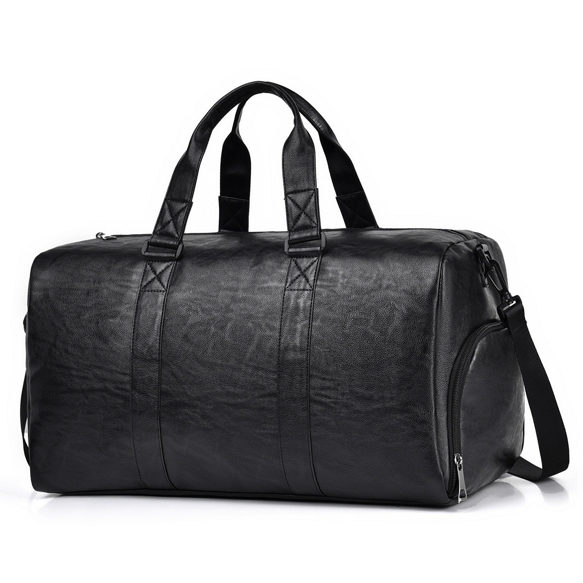 Reisetasche Aus Hochwertigem Leder mit Robusten Tragegriffen Brehn
