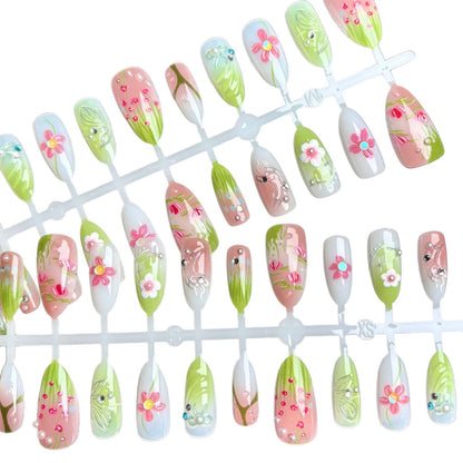 Künstlerisches Press-On Nail Art Set