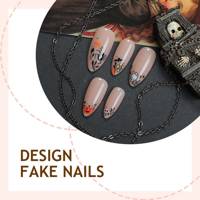 Kunstnagelset mit kreativen Tiermotiven und Glitzereffekten Brehn