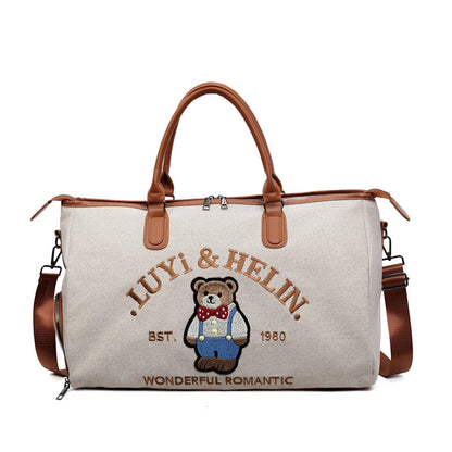 Lässige Canvas Reisetasche Brehn