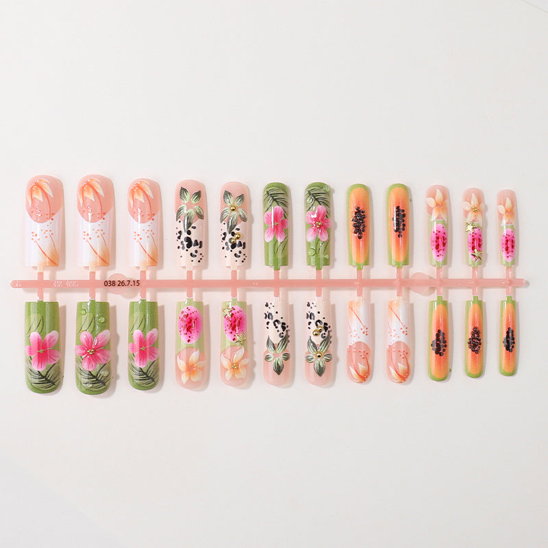 Blumenmuster Nagelspitzen Box Set Brehn